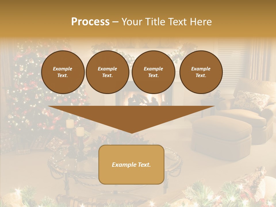 Room Holiday Christmas PowerPoint Template