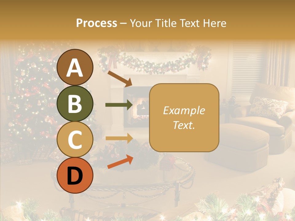 Room Holiday Christmas PowerPoint Template
