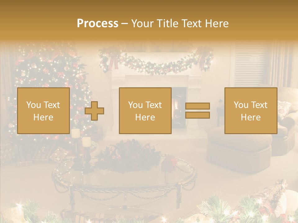 Room Holiday Christmas PowerPoint Template