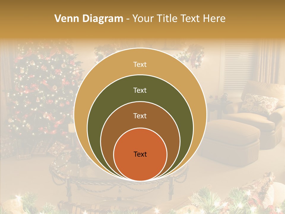 Room Holiday Christmas PowerPoint Template