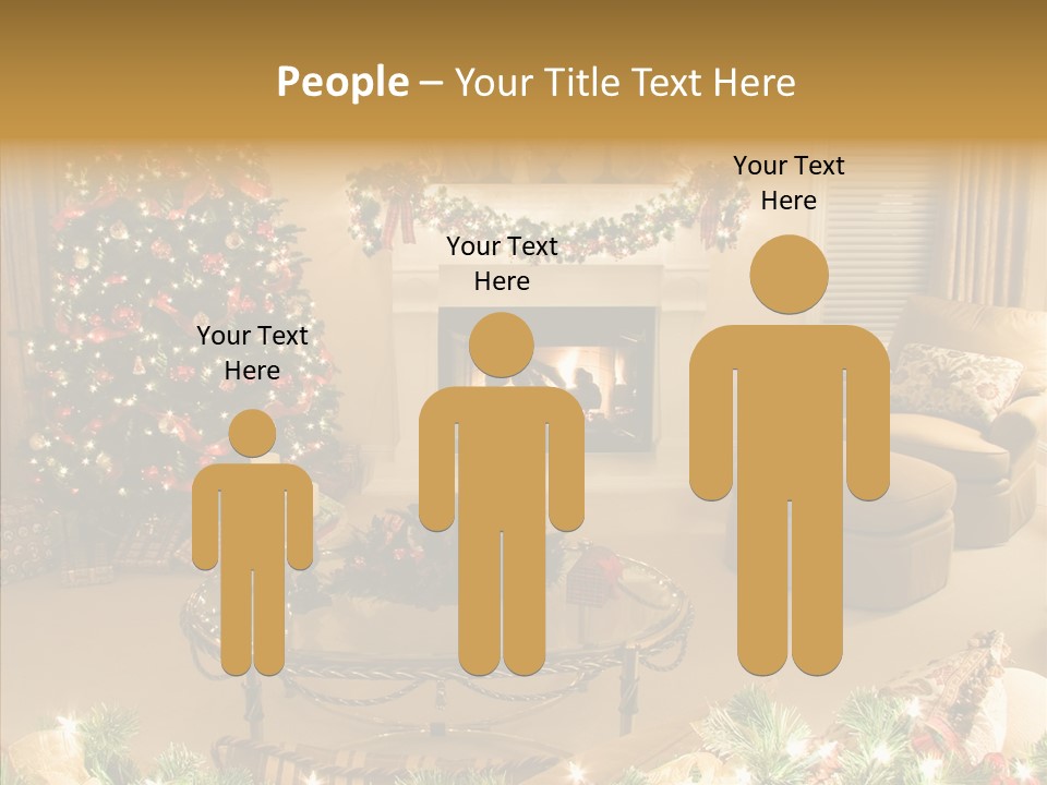 Room Holiday Christmas PowerPoint Template
