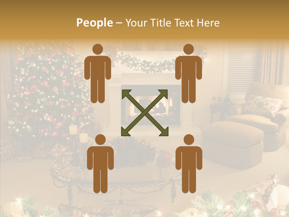 Room Holiday Christmas PowerPoint Template
