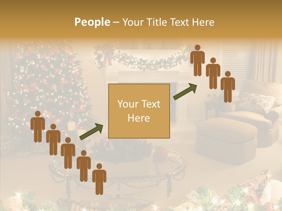 Room Holiday Christmas PowerPoint Template