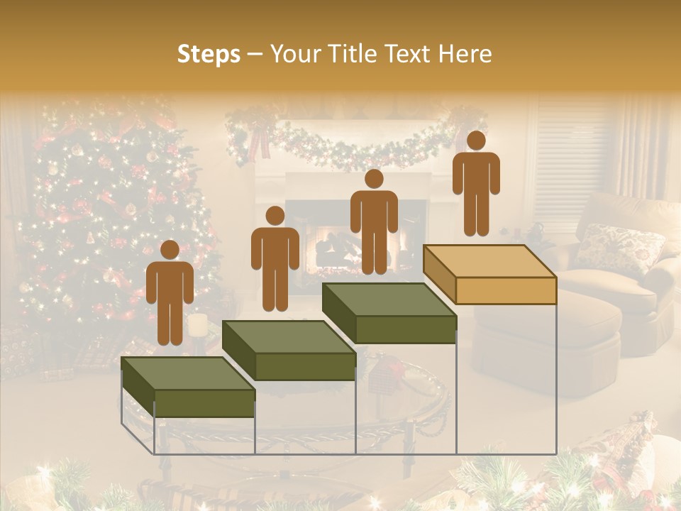 Room Holiday Christmas PowerPoint Template