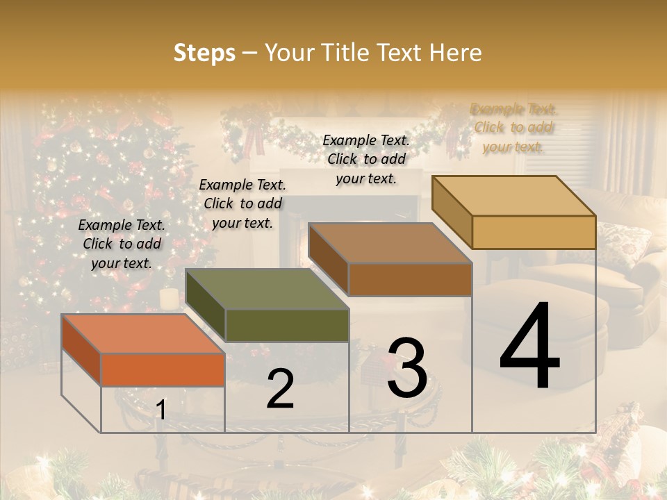 Room Holiday Christmas PowerPoint Template