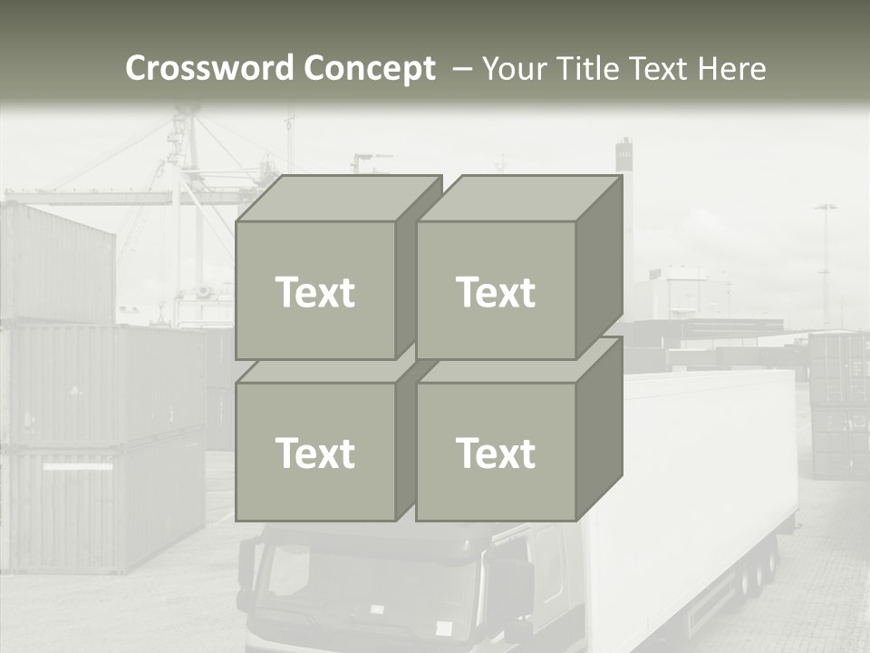 Countryside Transportation Road PowerPoint Template