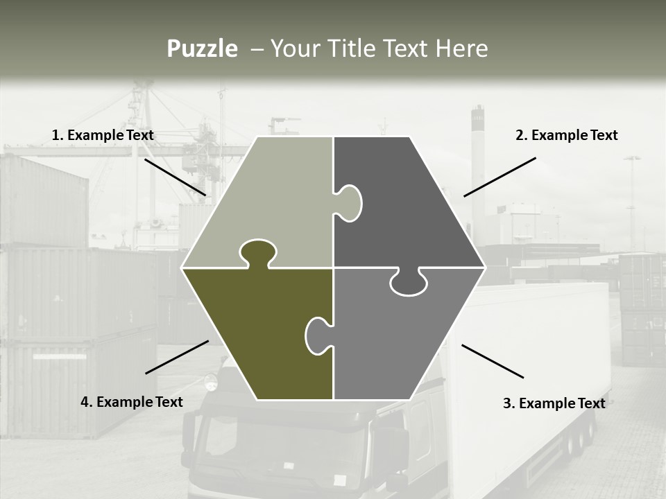 Countryside Transportation Road PowerPoint Template