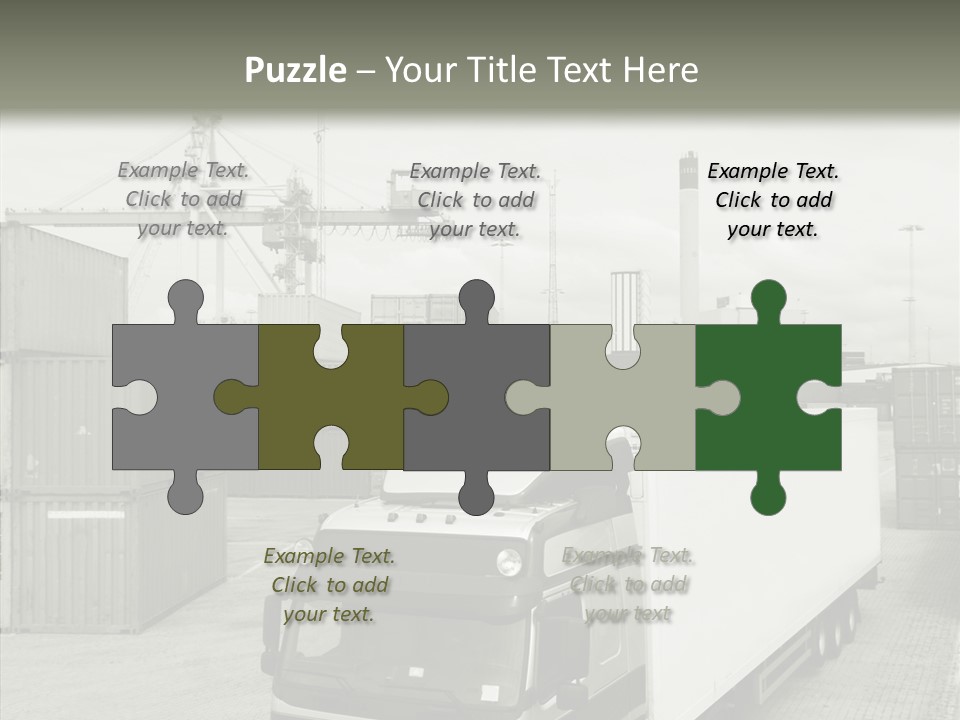 Countryside Transportation Road PowerPoint Template