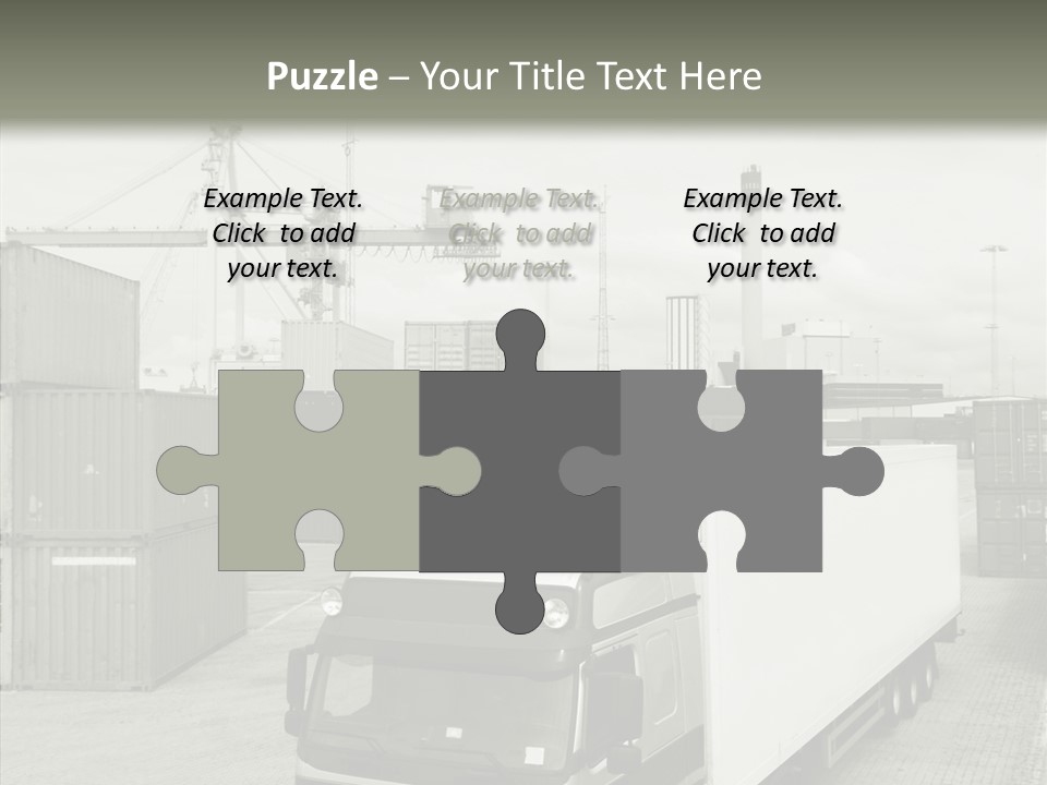 Countryside Transportation Road PowerPoint Template