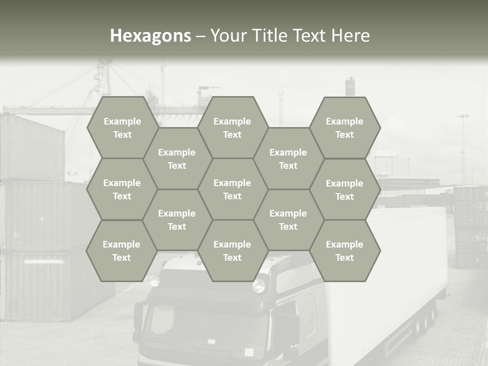 Countryside Transportation Road PowerPoint Template