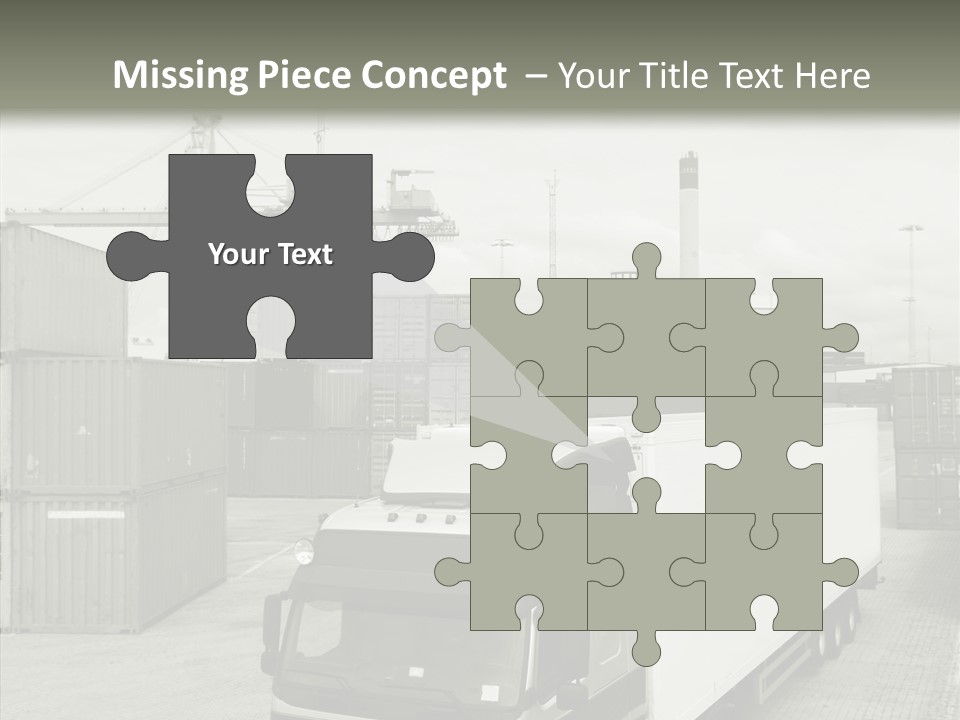 Countryside Transportation Road PowerPoint Template