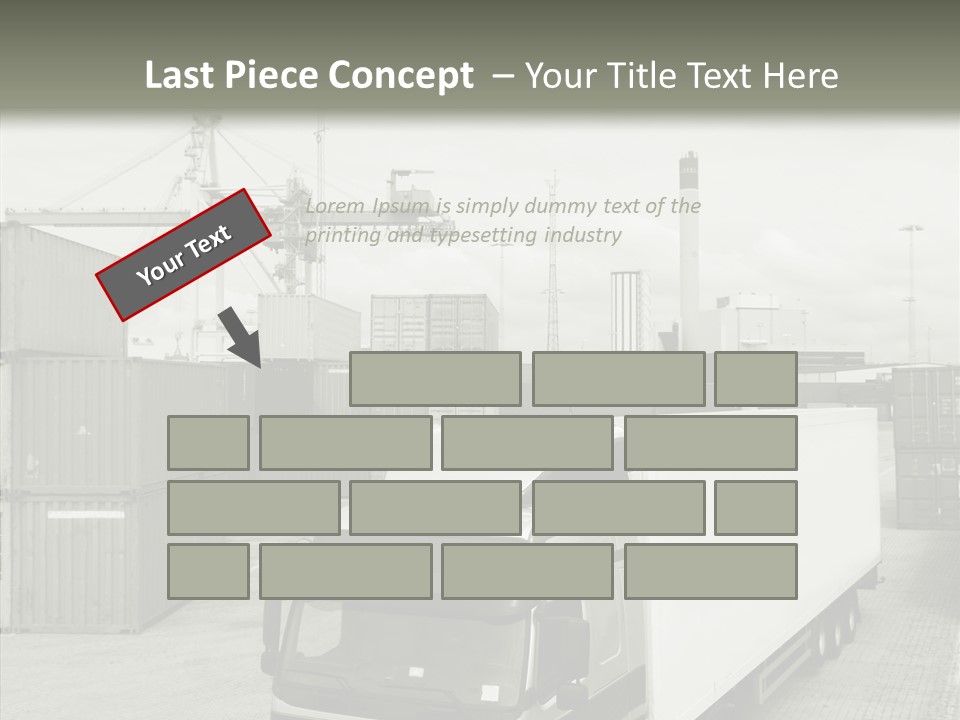 Countryside Transportation Road PowerPoint Template