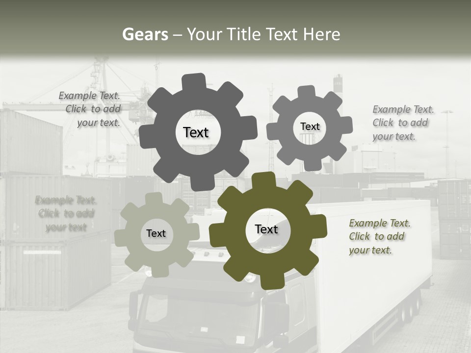 Countryside Transportation Road PowerPoint Template