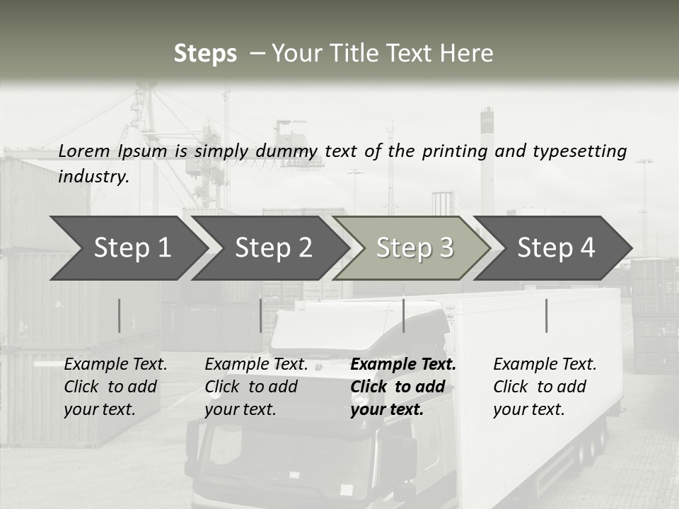 Countryside Transportation Road PowerPoint Template