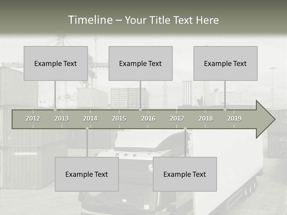 Countryside Transportation Road PowerPoint Template