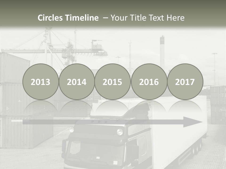 Countryside Transportation Road PowerPoint Template