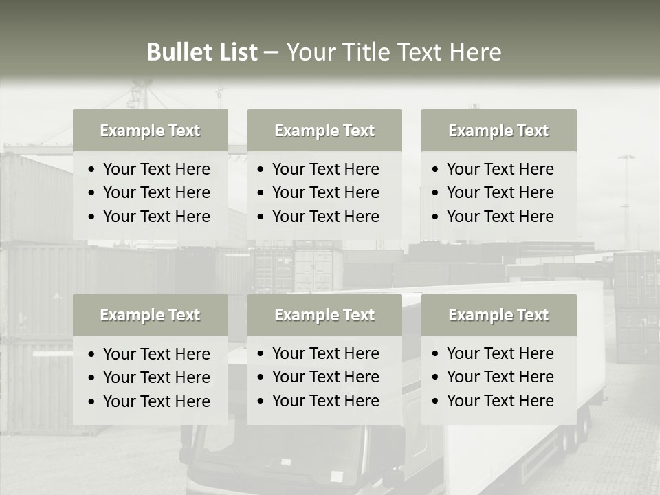 Countryside Transportation Road PowerPoint Template