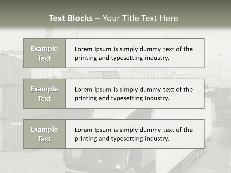 Countryside Transportation Road PowerPoint Template