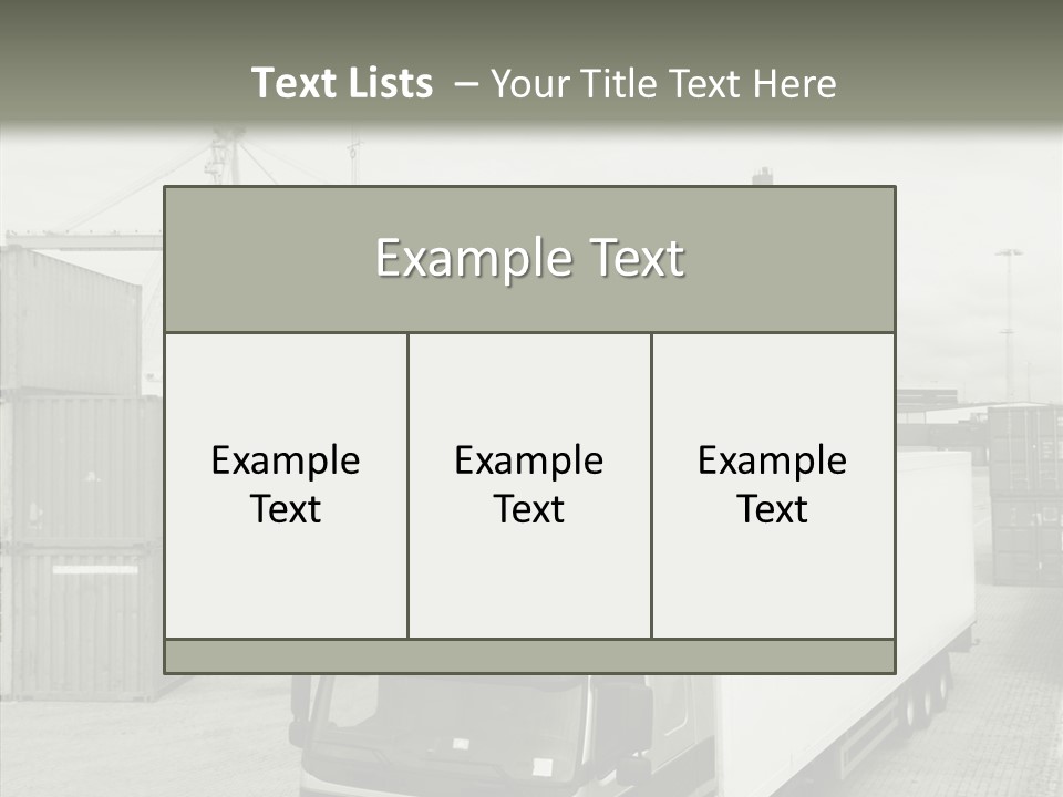 Countryside Transportation Road PowerPoint Template