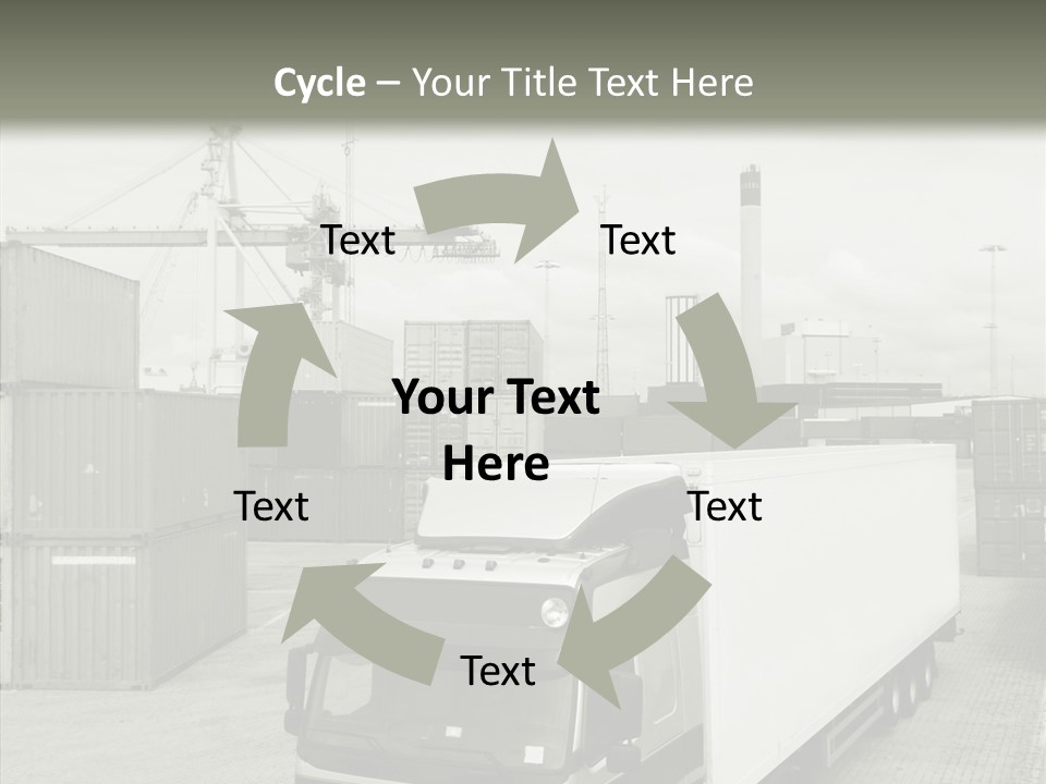 Countryside Transportation Road PowerPoint Template