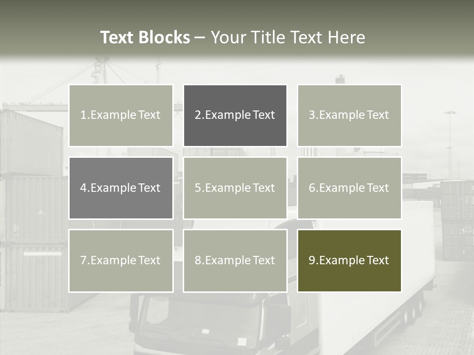 Countryside Transportation Road PowerPoint Template