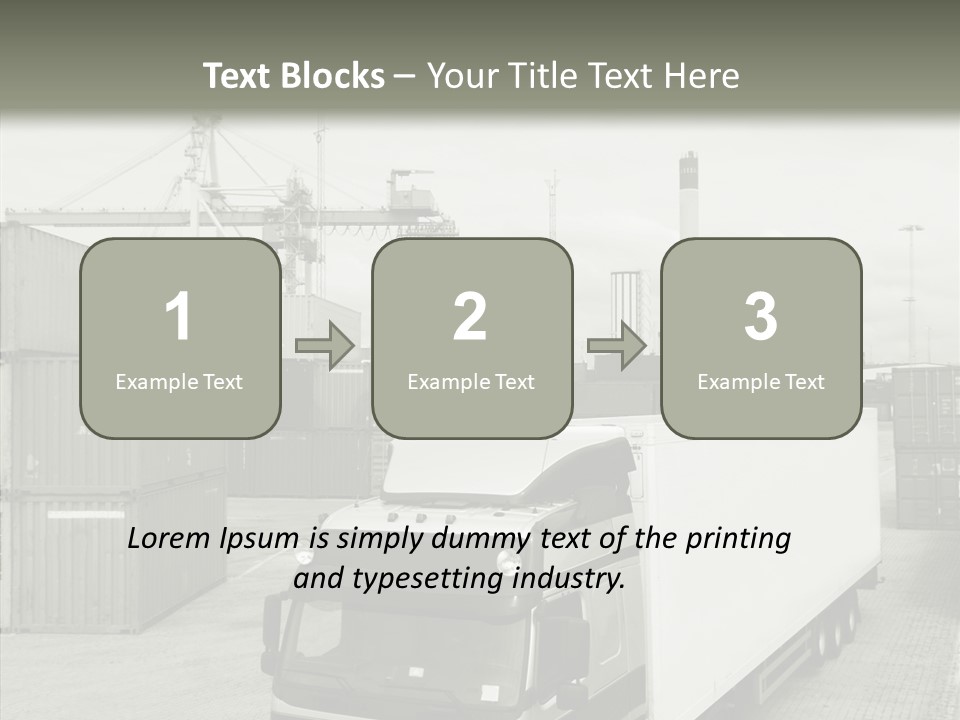 Countryside Transportation Road PowerPoint Template