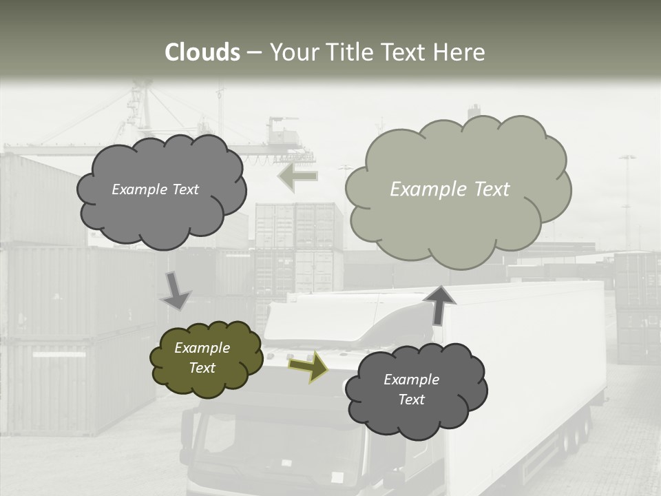 Countryside Transportation Road PowerPoint Template