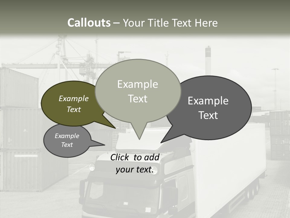 Countryside Transportation Road PowerPoint Template