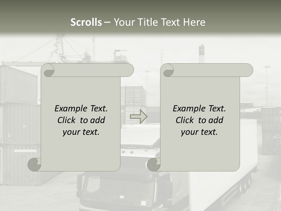 Countryside Transportation Road PowerPoint Template