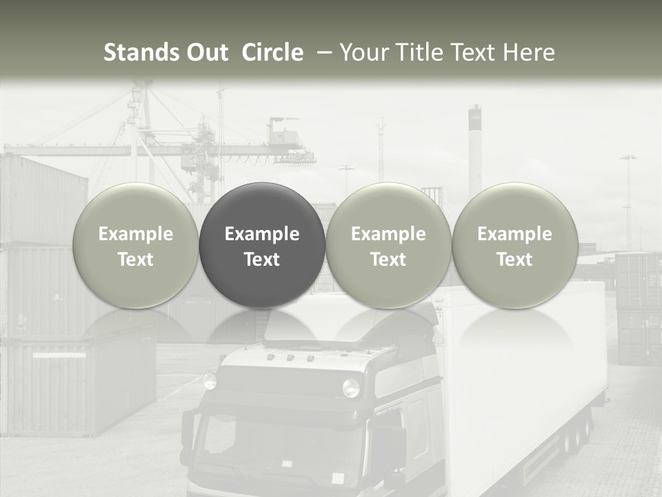 Countryside Transportation Road PowerPoint Template