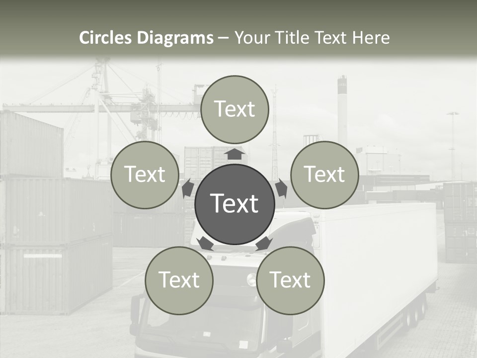 Countryside Transportation Road PowerPoint Template