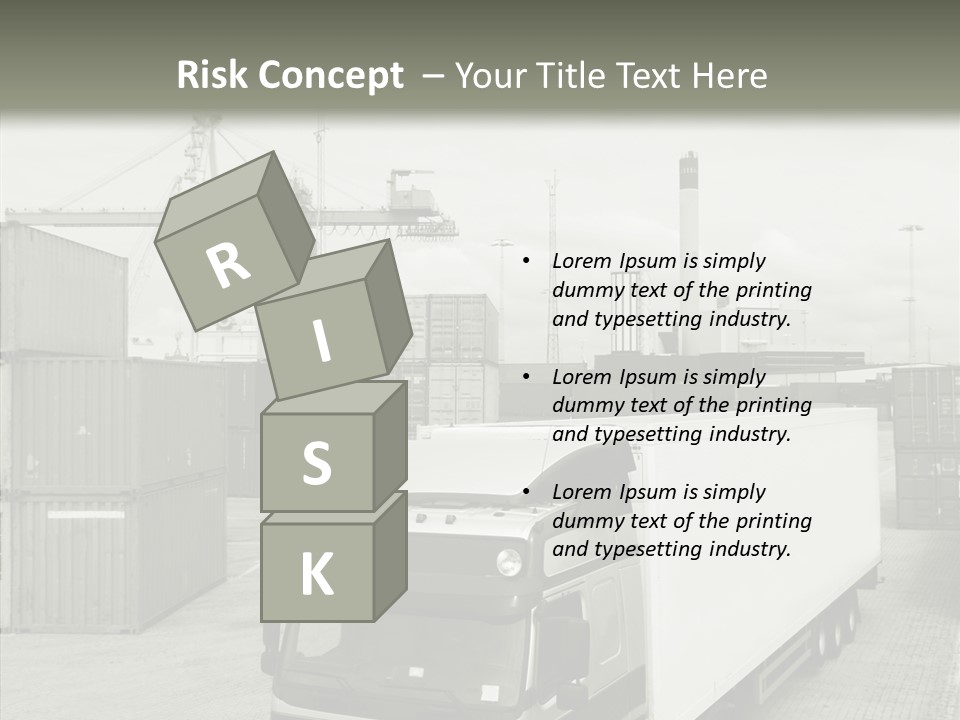 Countryside Transportation Road PowerPoint Template