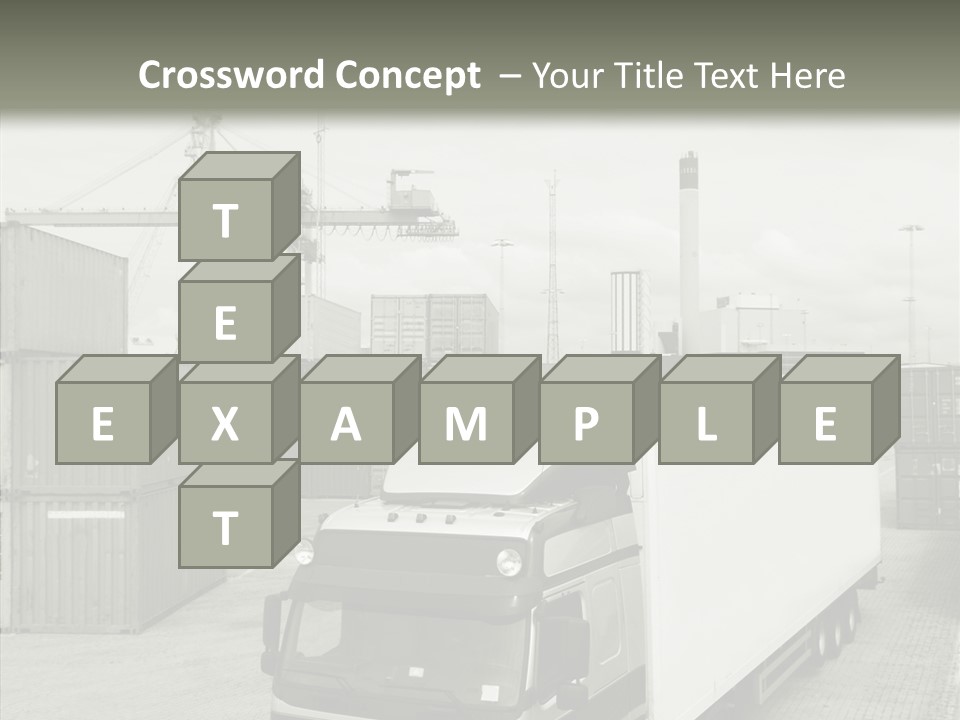 Countryside Transportation Road PowerPoint Template