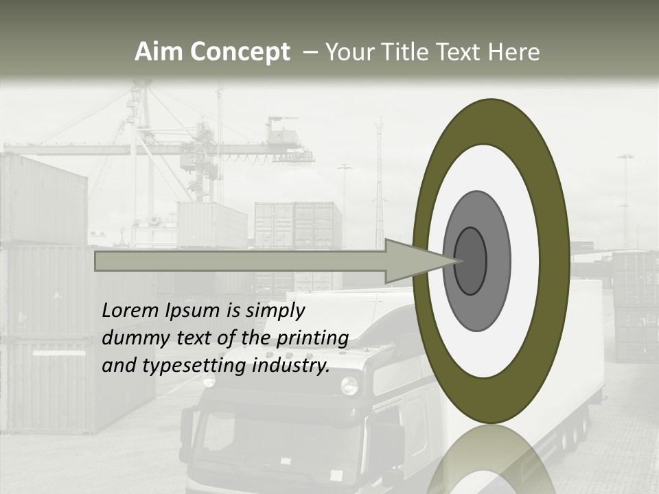 Countryside Transportation Road PowerPoint Template