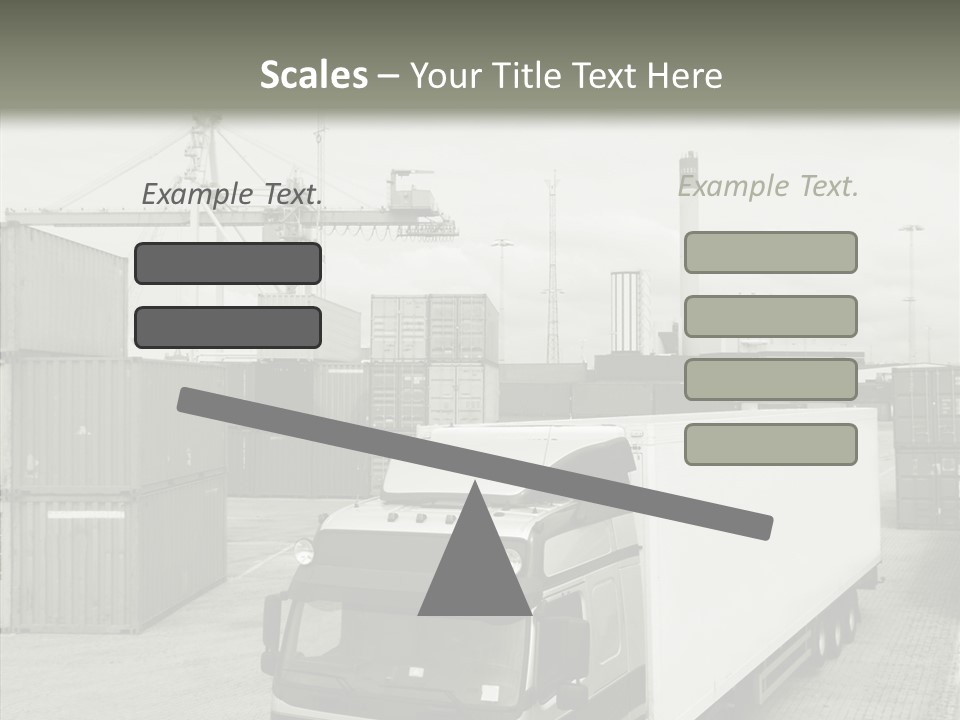 Countryside Transportation Road PowerPoint Template