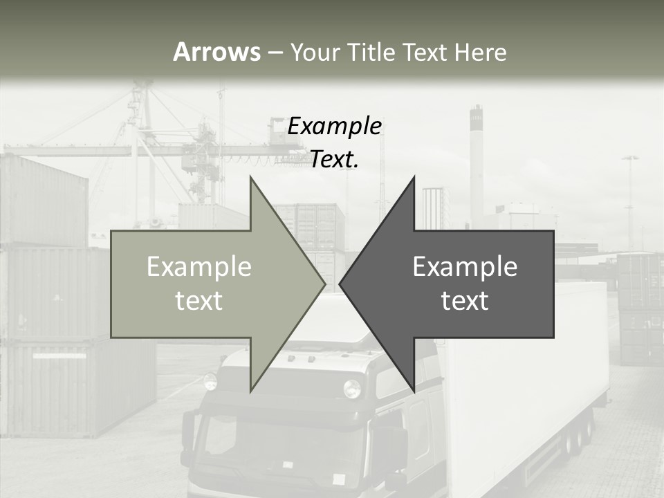 Countryside Transportation Road PowerPoint Template
