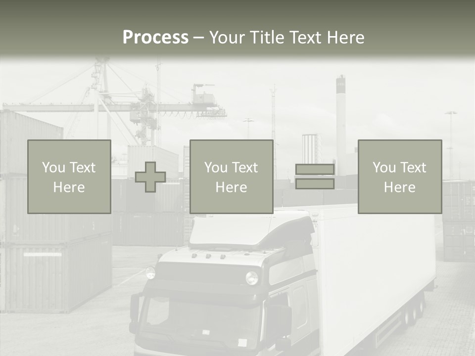 Countryside Transportation Road PowerPoint Template