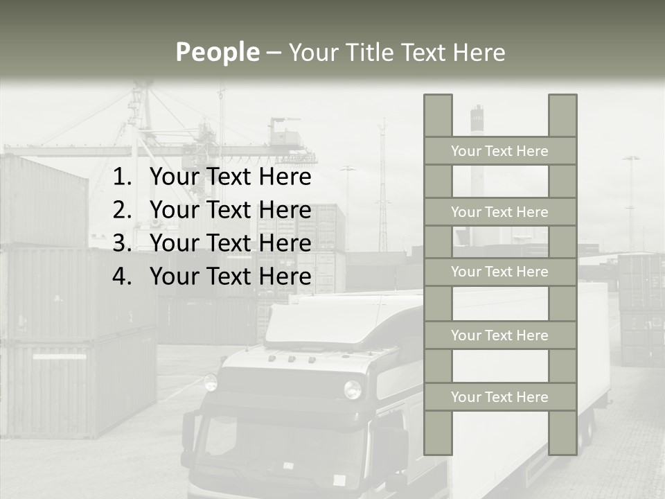 Countryside Transportation Road PowerPoint Template