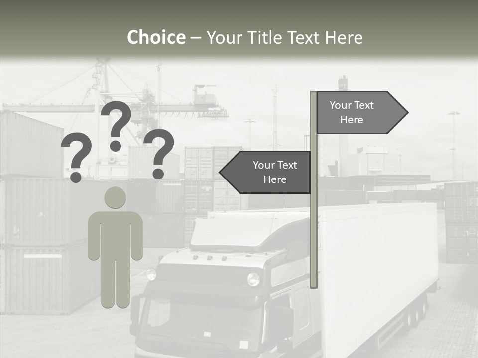 Countryside Transportation Road PowerPoint Template