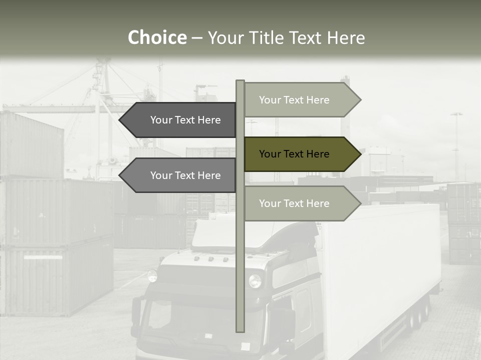 Countryside Transportation Road PowerPoint Template
