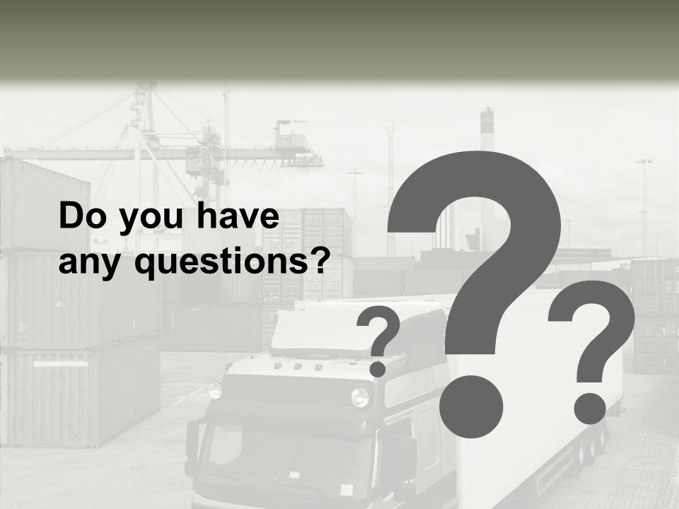 Countryside Transportation Road PowerPoint Template