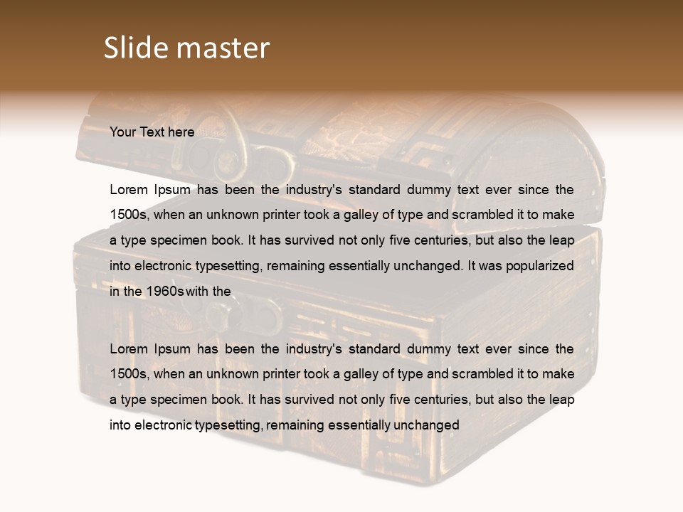 Hide Lid Ornate PowerPoint Template