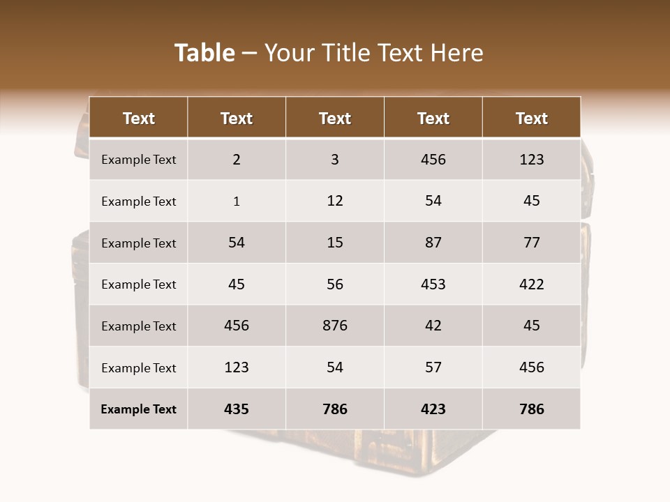 Hide Lid Ornate PowerPoint Template
