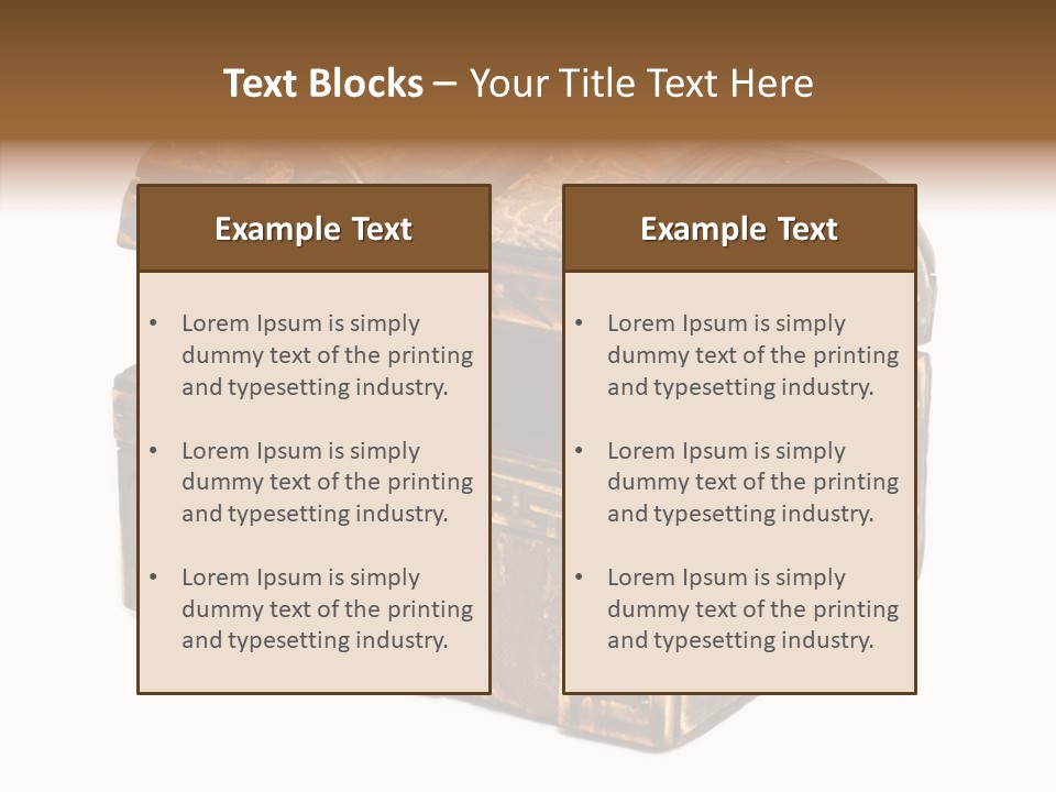Hide Lid Ornate PowerPoint Template