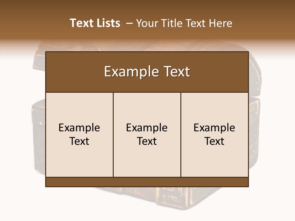 Hide Lid Ornate PowerPoint Template