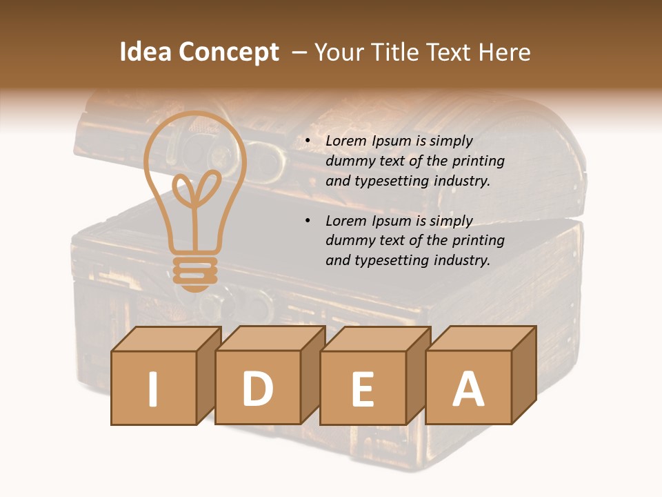 Hide Lid Ornate PowerPoint Template