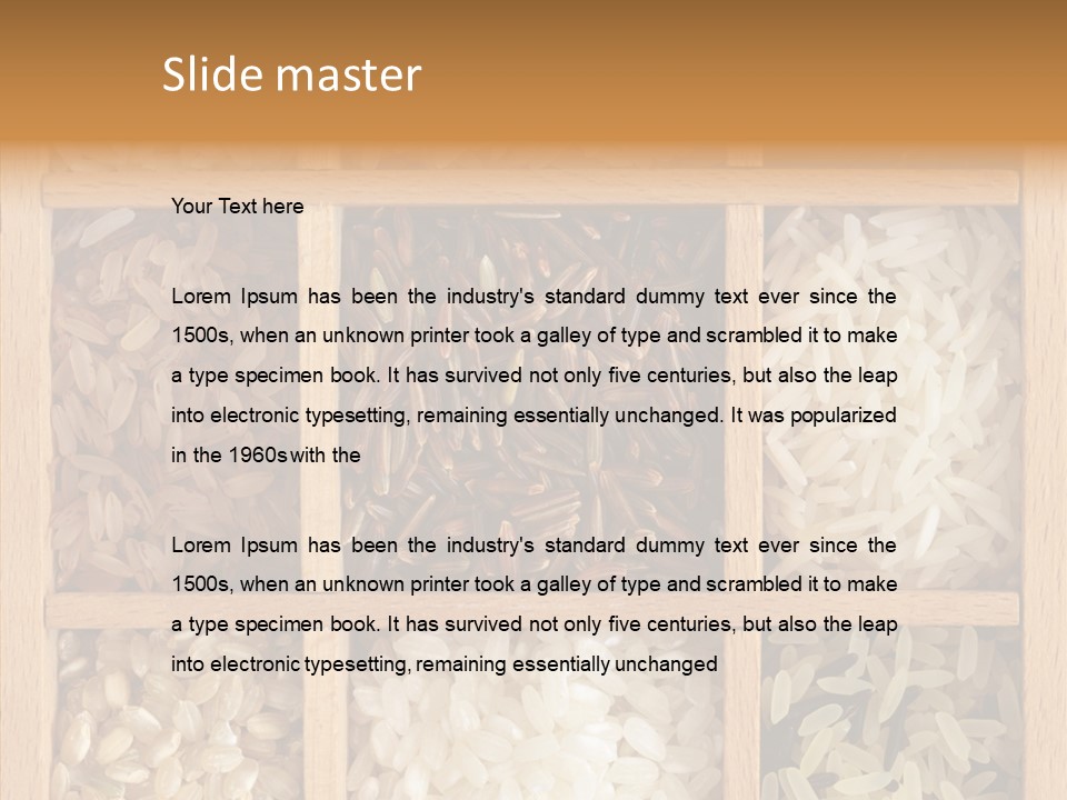 Food Close Up Dark PowerPoint Template