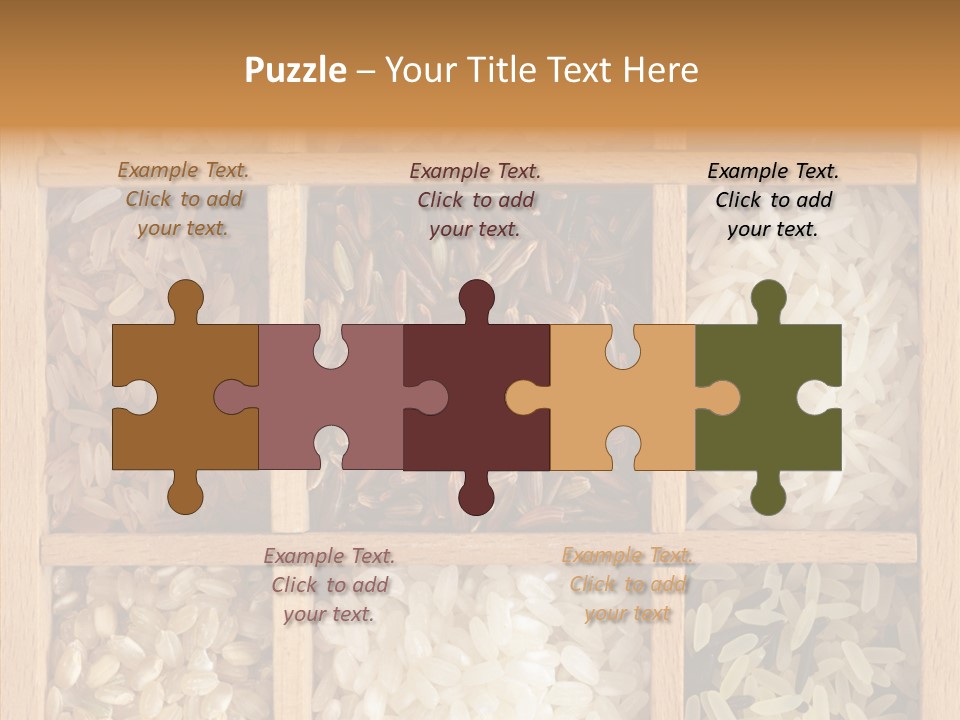 Food Close Up Dark PowerPoint Template