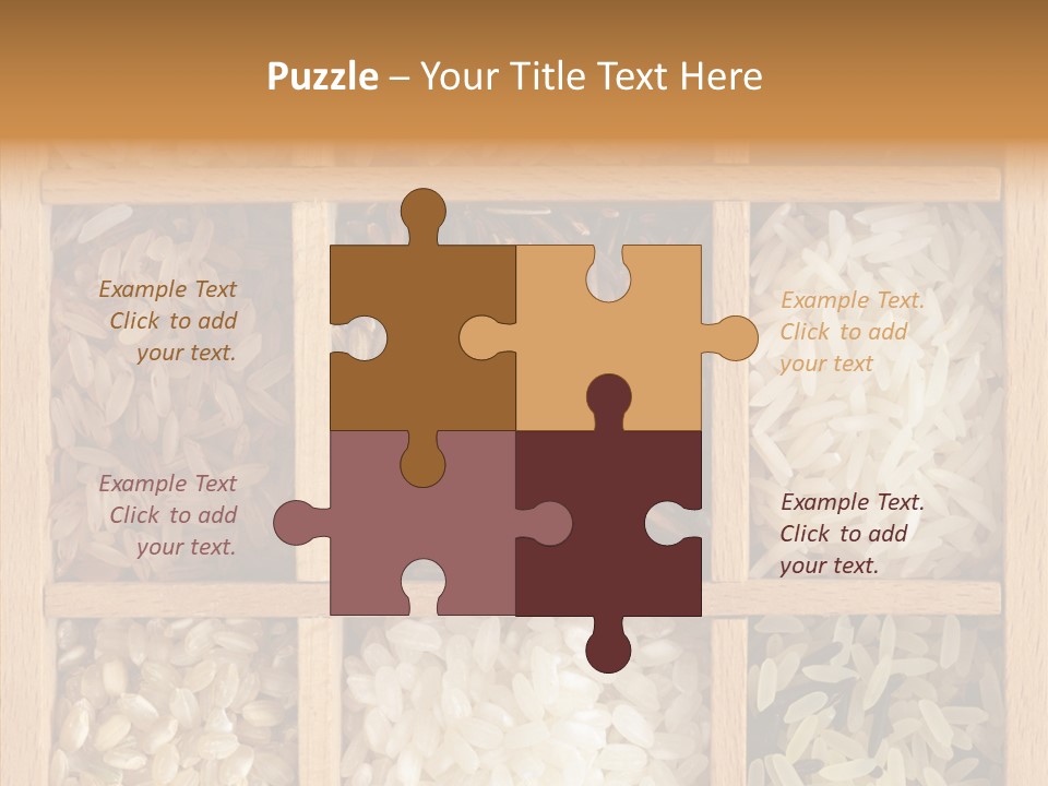 Food Close Up Dark PowerPoint Template