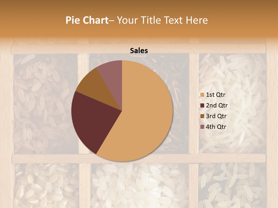 Food Close Up Dark PowerPoint Template